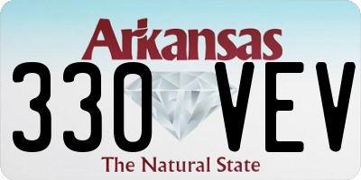AR license plate 330VEV