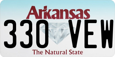 AR license plate 330VEW