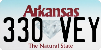 AR license plate 330VEY