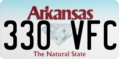 AR license plate 330VFC