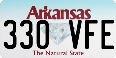AR license plate 330VFE