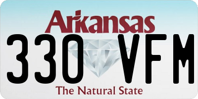 AR license plate 330VFM
