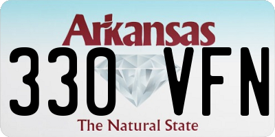 AR license plate 330VFN