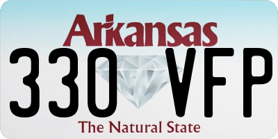 AR license plate 330VFP
