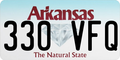 AR license plate 330VFQ