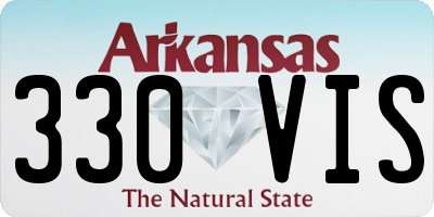 AR license plate 330VIS