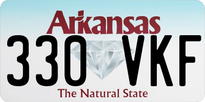 AR license plate 330VKF