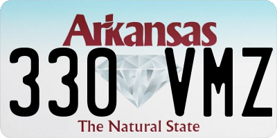 AR license plate 330VMZ