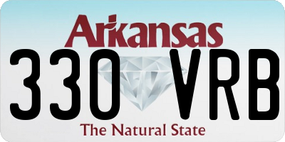 AR license plate 330VRB