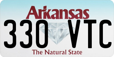 AR license plate 330VTC