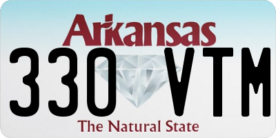 AR license plate 330VTM