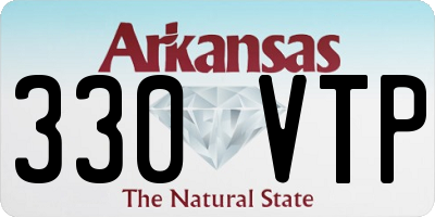 AR license plate 330VTP