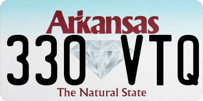 AR license plate 330VTQ