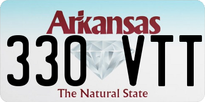 AR license plate 330VTT