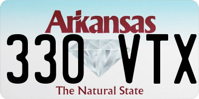AR license plate 330VTX
