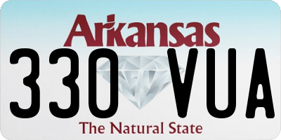 AR license plate 330VUA