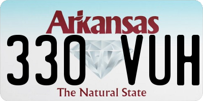 AR license plate 330VUH