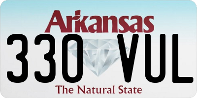 AR license plate 330VUL