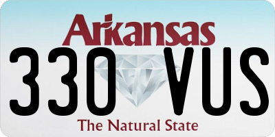 AR license plate 330VUS