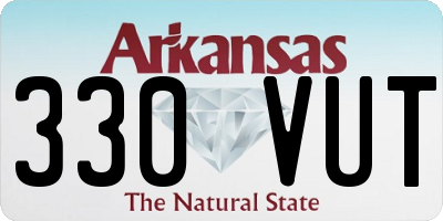 AR license plate 330VUT