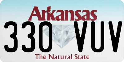 AR license plate 330VUV