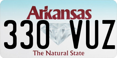AR license plate 330VUZ