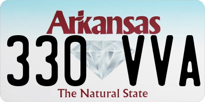 AR license plate 330VVA