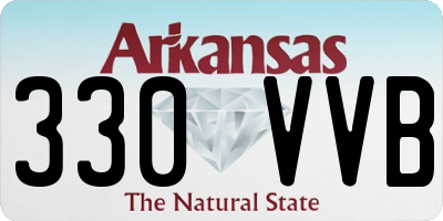 AR license plate 330VVB