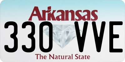 AR license plate 330VVE