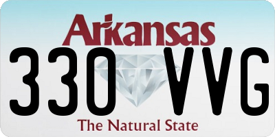 AR license plate 330VVG