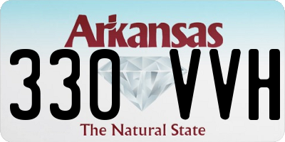 AR license plate 330VVH