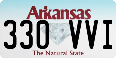 AR license plate 330VVI