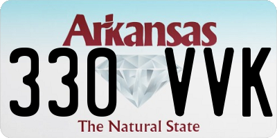 AR license plate 330VVK