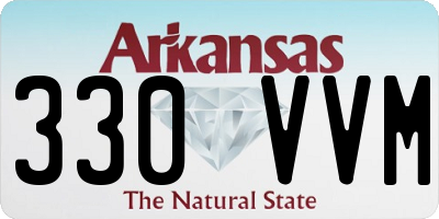 AR license plate 330VVM