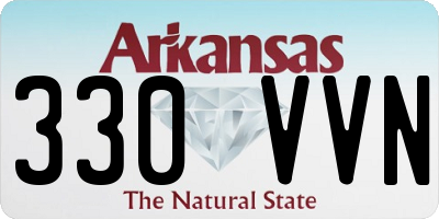 AR license plate 330VVN