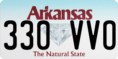 AR license plate 330VVO