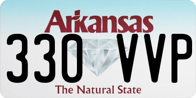 AR license plate 330VVP