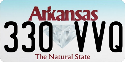 AR license plate 330VVQ