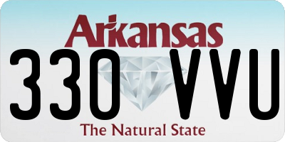AR license plate 330VVU