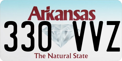 AR license plate 330VVZ