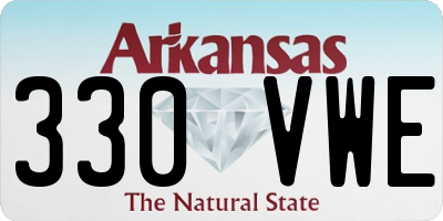 AR license plate 330VWE