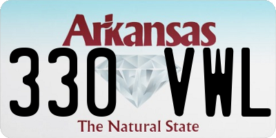 AR license plate 330VWL