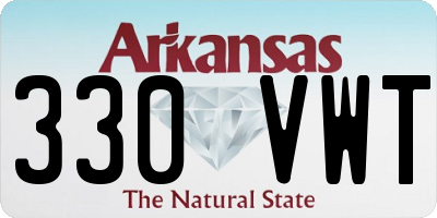 AR license plate 330VWT