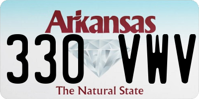 AR license plate 330VWV