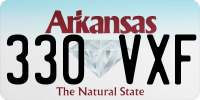 AR license plate 330VXF