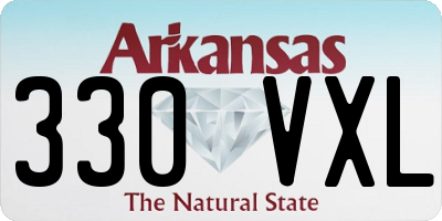 AR license plate 330VXL