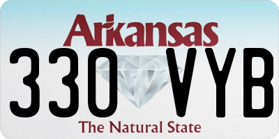 AR license plate 330VYB