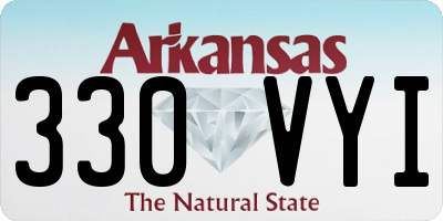 AR license plate 330VYI
