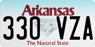 AR license plate 330VZA