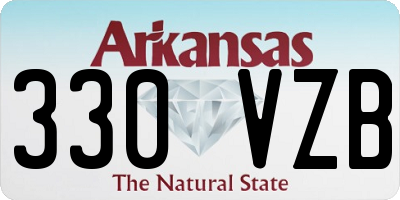 AR license plate 330VZB